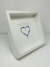 Load image into Gallery viewer, 45th Sapphire 45 Years Wedding Anniversary Frame - Gem Heart