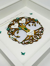 Load image into Gallery viewer, 55th Emerald 55 Years Wedding Anniversary Frame - Tree Of Life