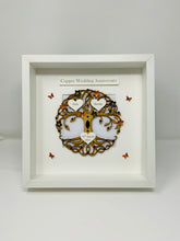Load image into Gallery viewer, 22nd Copper & Black 22 Years Wedding Anniversary Frame - Tree Of Life