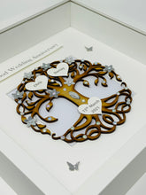 Load image into Gallery viewer, 5th Wood 5 Years Wedding Anniversary Frame - Tree Of Life
