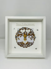Load image into Gallery viewer, 70th Platinum 70 Years Wedding Anniversary Frame - Tree Of Life