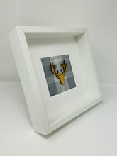 Load image into Gallery viewer, Stag Head Frame - Grey Tartan (1)