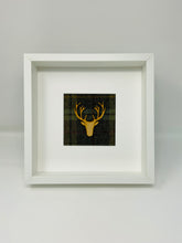 Load image into Gallery viewer, Stag Head Brown & Yellow Tartan Frame (7)