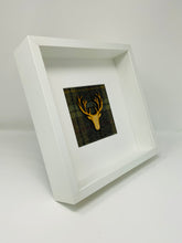 Load image into Gallery viewer, Stag Head Brown & Yellow Tartan Frame (7)
