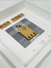 Load image into Gallery viewer, New Home Scrabble Frame - Grey Tartan Gems