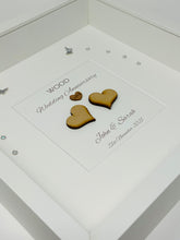 Load image into Gallery viewer, 5th Wood 5 Years Wedding Anniversary Frame - Traditional
