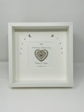 Load image into Gallery viewer, 10th Tin 10 Years Wedding Anniversary Picture Frame - Traditional