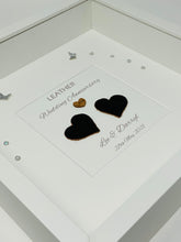 Load image into Gallery viewer, 3rd Leather 3 Years Wedding Anniversary Frame - Traditional