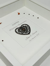 Load image into Gallery viewer, 22nd Copper 22 Years Wedding Anniversary Frame - Traditional