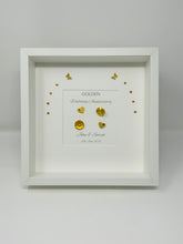 Load image into Gallery viewer, 50th Golden 50 Years Wedding Anniversary Frame - Traditional
