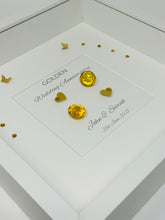 Load image into Gallery viewer, 50th Golden 50 Years Wedding Anniversary Frame - Traditional