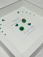 Load image into Gallery viewer, 55th Emerald 55 Years Wedding Anniversary Frame - Traditional