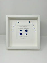 Load image into Gallery viewer, 65th Blue Sapphire 65 Years Wedding Anniversary Frame - Traditional