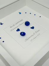 Load image into Gallery viewer, 65th Blue Sapphire 65 Years Wedding Anniversary Frame - Traditional
