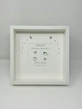 Load image into Gallery viewer, 60th Diamond 60 Years Wedding Anniversary Frame - Traditional
