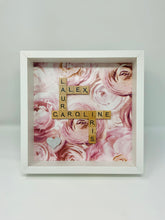 Load image into Gallery viewer, Scrabble Tile Frame - Pink Rose
