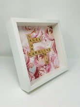 Load image into Gallery viewer, Scrabble Tile Frame - Pink Rose