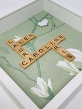 Load image into Gallery viewer, Scrabble Tile Frame - Green Magnolia