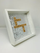 Load image into Gallery viewer, Scrabble Tile Frame - Disco Ball Silver
