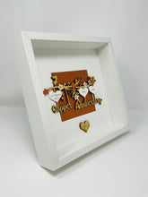Load image into Gallery viewer, 7th Copper 7 Years Wedding Anniversary Frame - Branch