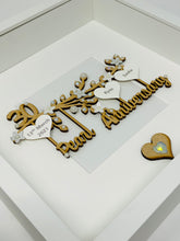 Load image into Gallery viewer, 30th Pearl 30 Years Wedding Anniversary Frame - Branch