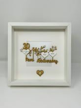 Load image into Gallery viewer, 30th Pearl 30 Years Wedding Anniversary Frame - Branch