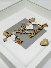 Load image into Gallery viewer, 10th Tin 10 Years Wedding Anniversary Frame  - Branch