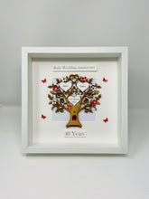 Load image into Gallery viewer, 40th Ruby 40 Years Wedding Anniversary Frame - Classic
