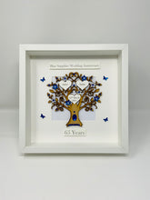 Load image into Gallery viewer, 65th Blue Sapphire 65 Years Wedding Anniversary Frame - Classic