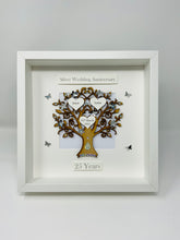 Load image into Gallery viewer, 25th Silver 25 Years Wedding Anniversary Frame - Classic