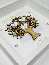 Load image into Gallery viewer, 25th Silver 25 Years Wedding Anniversary Frame - Classic