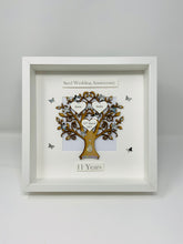 Load image into Gallery viewer, 11th Steel 11 Years Wedding Anniversary Frame - Classic