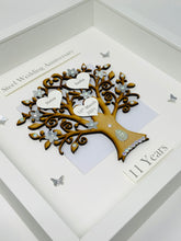 Load image into Gallery viewer, 11th Steel 11 Years Wedding Anniversary Frame - Classic