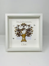 Load image into Gallery viewer, 1st Paper 1 Year Wedding Anniversary Frame - Classic