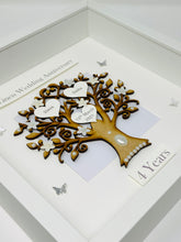 Load image into Gallery viewer, 4th Linen 4 Years Wedding AnniversaryFrame - Classic