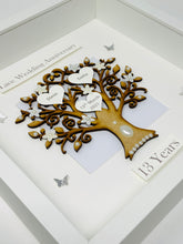Load image into Gallery viewer, 13th Lace 13 Years Wedding Anniversary Frame - Classic
