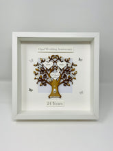 Load image into Gallery viewer, 24th Opal 24 Years Wedding Anniversary Frame - Classic