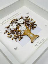 Load image into Gallery viewer, 24th Opal 24 Years Wedding Anniversary Frame - Classic