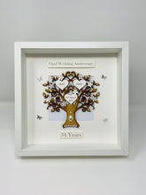 Load image into Gallery viewer, 34th Opal 34 Years Wedding Anniversary Frame - Classic