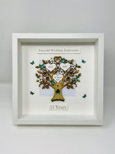 Load image into Gallery viewer, 55th Emerald 55 Years Wedding Anniversary Frame - Classic