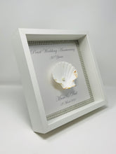 Load image into Gallery viewer, Mum & Dad Oyster Shell 30th Pearl 30 Years Wedding Anniversary Frame