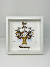 Load image into Gallery viewer, 34th Opal 34 Years Wedding Anniversary Frame - Wooden