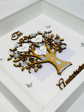 Load image into Gallery viewer, 10th Tin 10 Years Wedding Anniversary Frame - Wooden