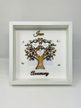 Load image into Gallery viewer, 6th Iron 6 Years Wedding Anniversary Frame - Wooden