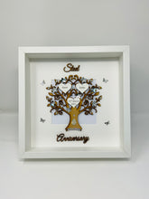 Load image into Gallery viewer, 11th Steel 11 Years Wedding Anniversary Frame - Wooden