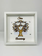 Load image into Gallery viewer, 25th Silver 25 Years Wedding Anniversary Frame - Wooden