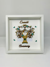 Load image into Gallery viewer, 55th Emerald 55 Years Wedding Anniversary Frame - Wooden
