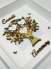 Load image into Gallery viewer, 55th Emerald 55 Years Wedding Anniversary Frame - Wooden