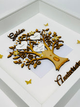 Load image into Gallery viewer, 50th Golden 50 Years Wedding Anniversary Frame - Wooden