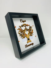 Load image into Gallery viewer, 7th Copper & Black 7 Years Wedding Anniversary Frame - Wooden